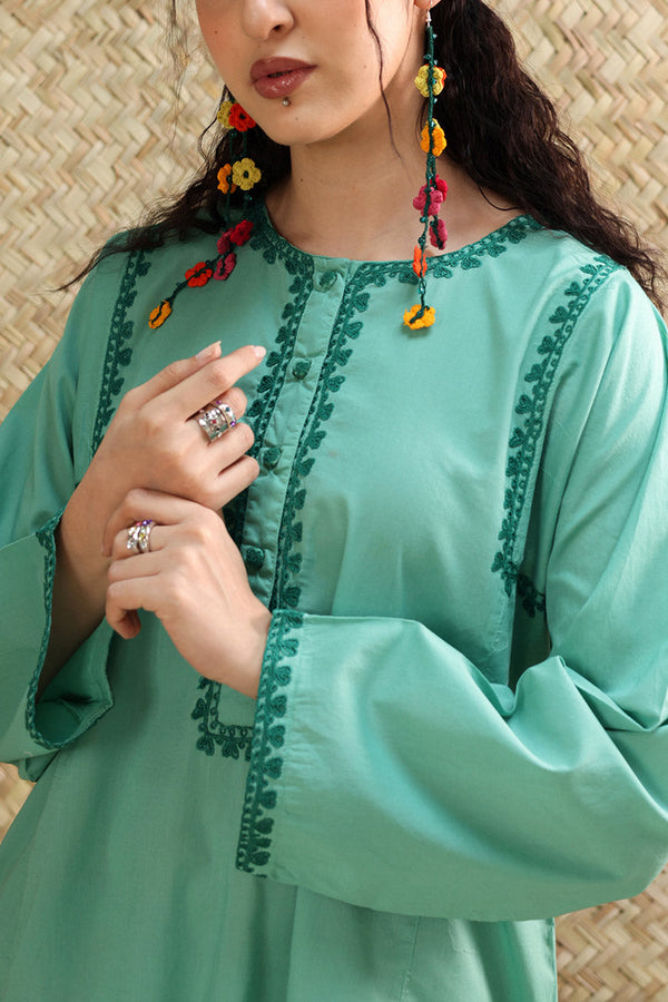 Floral Embroidered Set