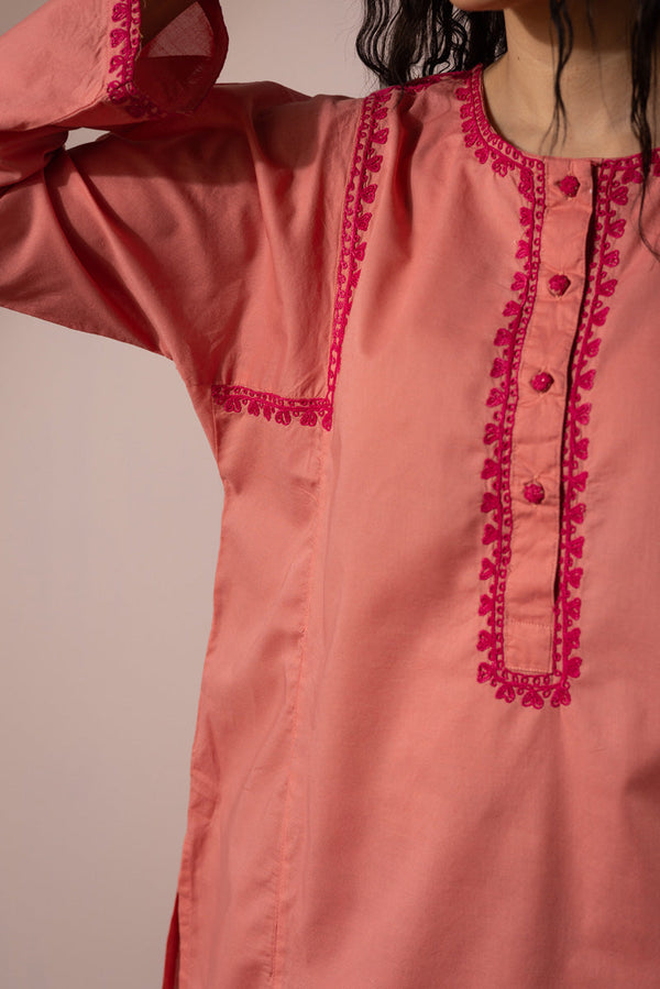 Floral Embroidered Set