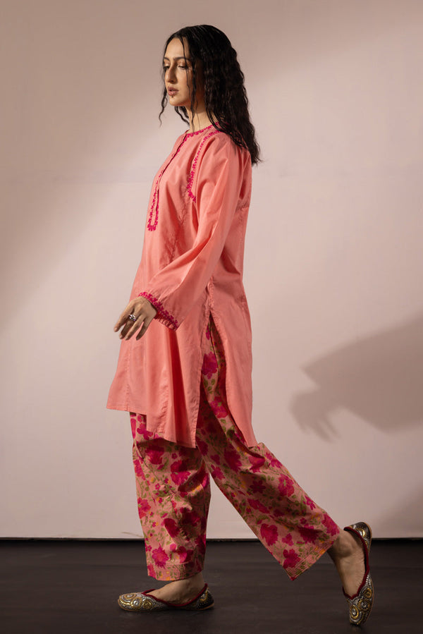 Floral Embroidered Set