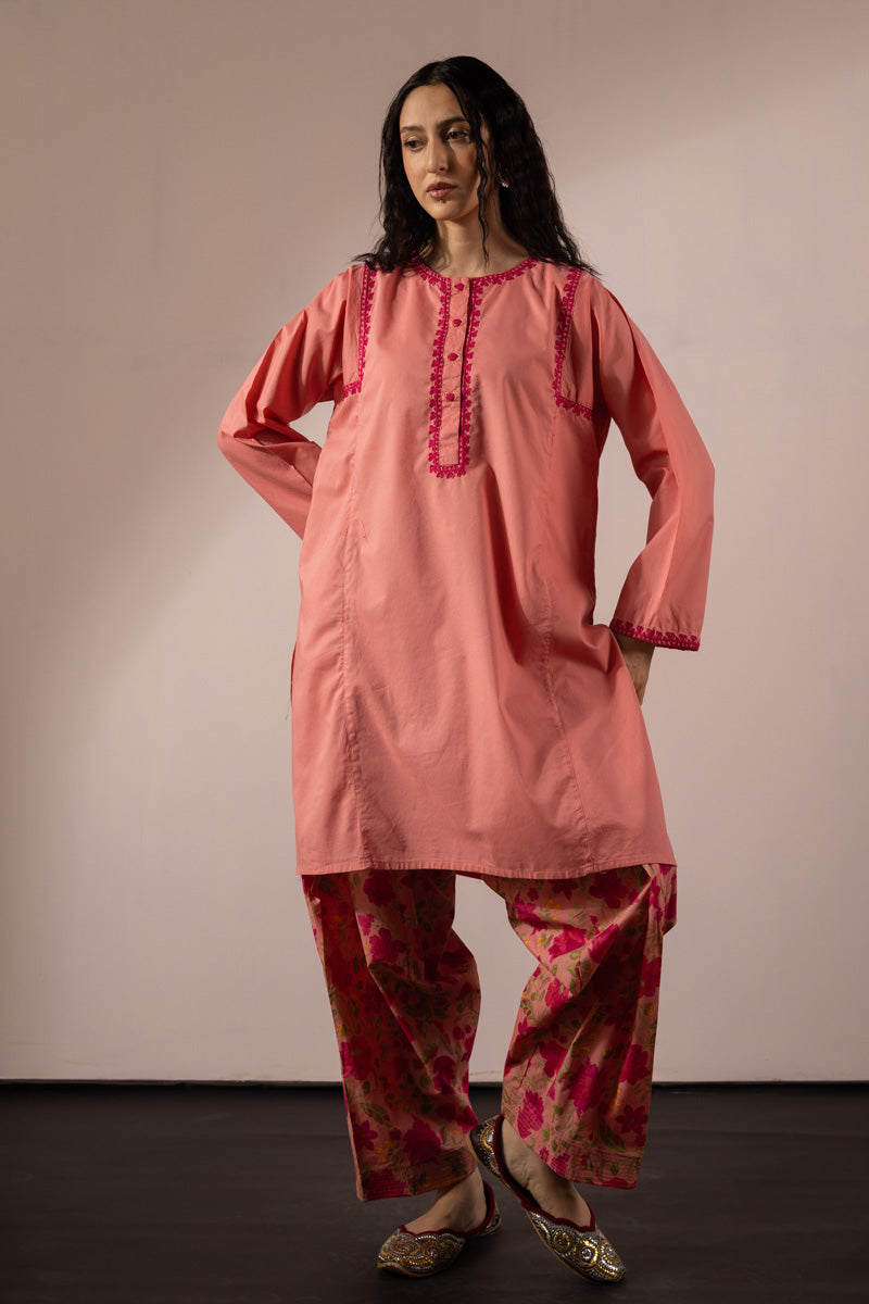 Floral Embroidered Set