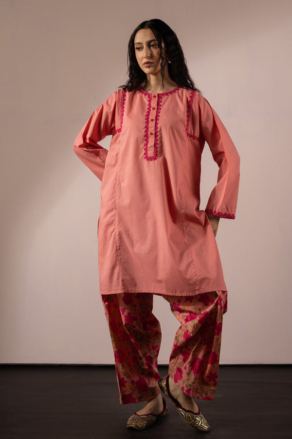 Floral Embroidered Set