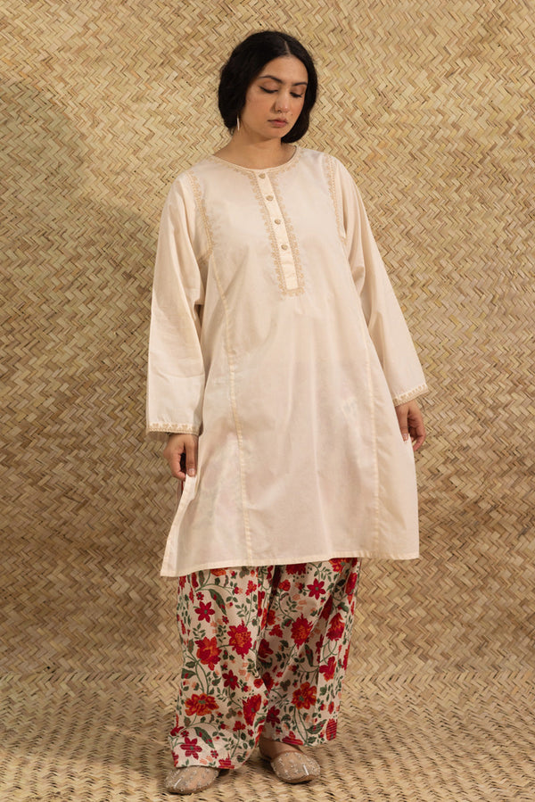 Floral Embroidered Set