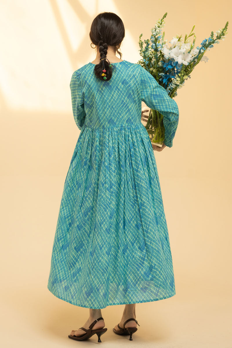 blue chunri dress Chunri Kaftan main image 0