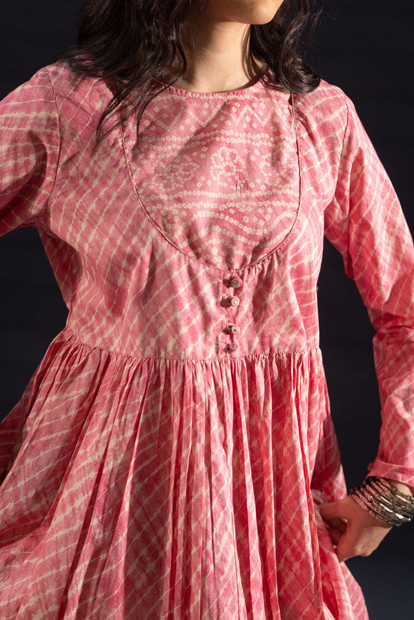 Chunari Anarkali Dress