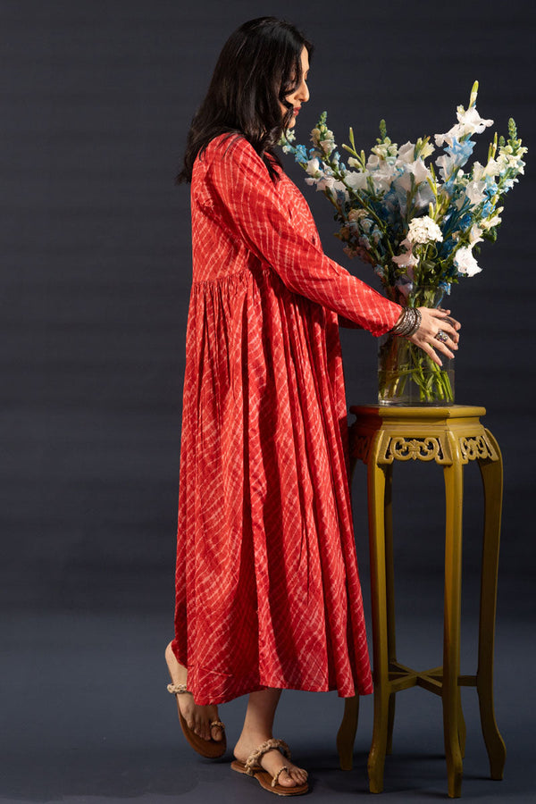 Chunari Anarkali Dress