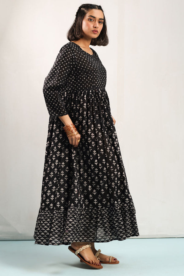 Indie Block Printed Dress