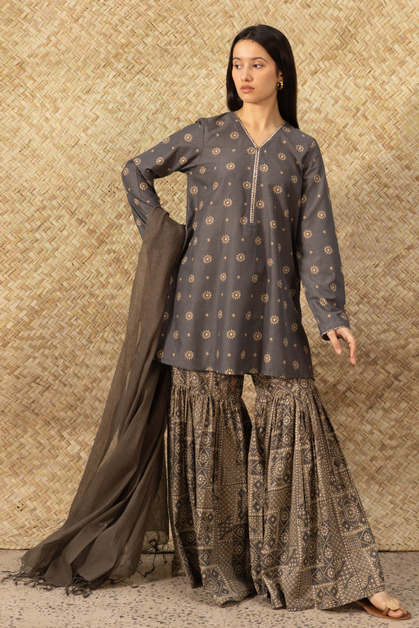 Soft Mandana Gharara Set
