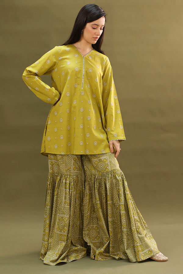 Soft Mandana Gharara Set