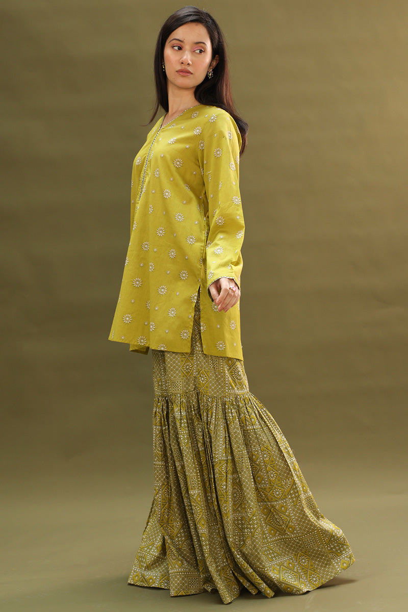 Soft Mandana Gharara Set