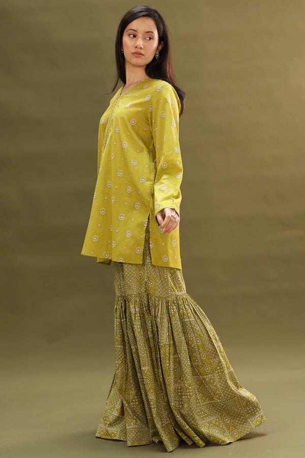 Soft Mandana Gharara Set
