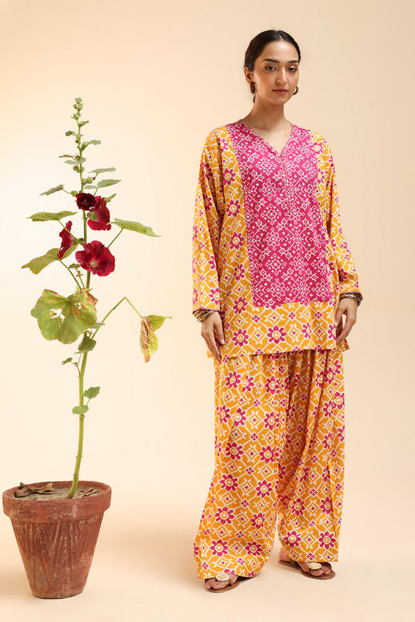 Rang Patola Farshi Set