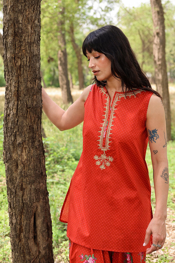 Retro Rose Printed Set