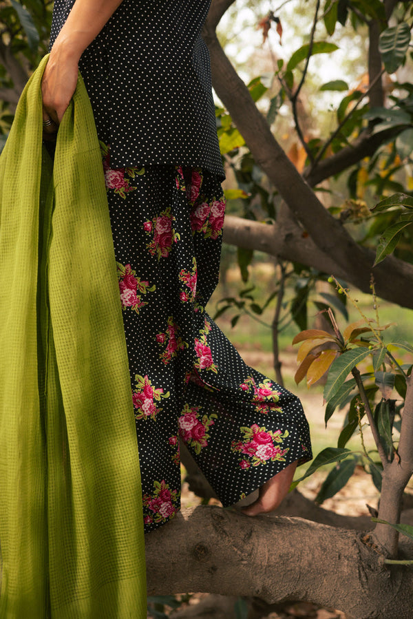 Retro Rose Printed Set