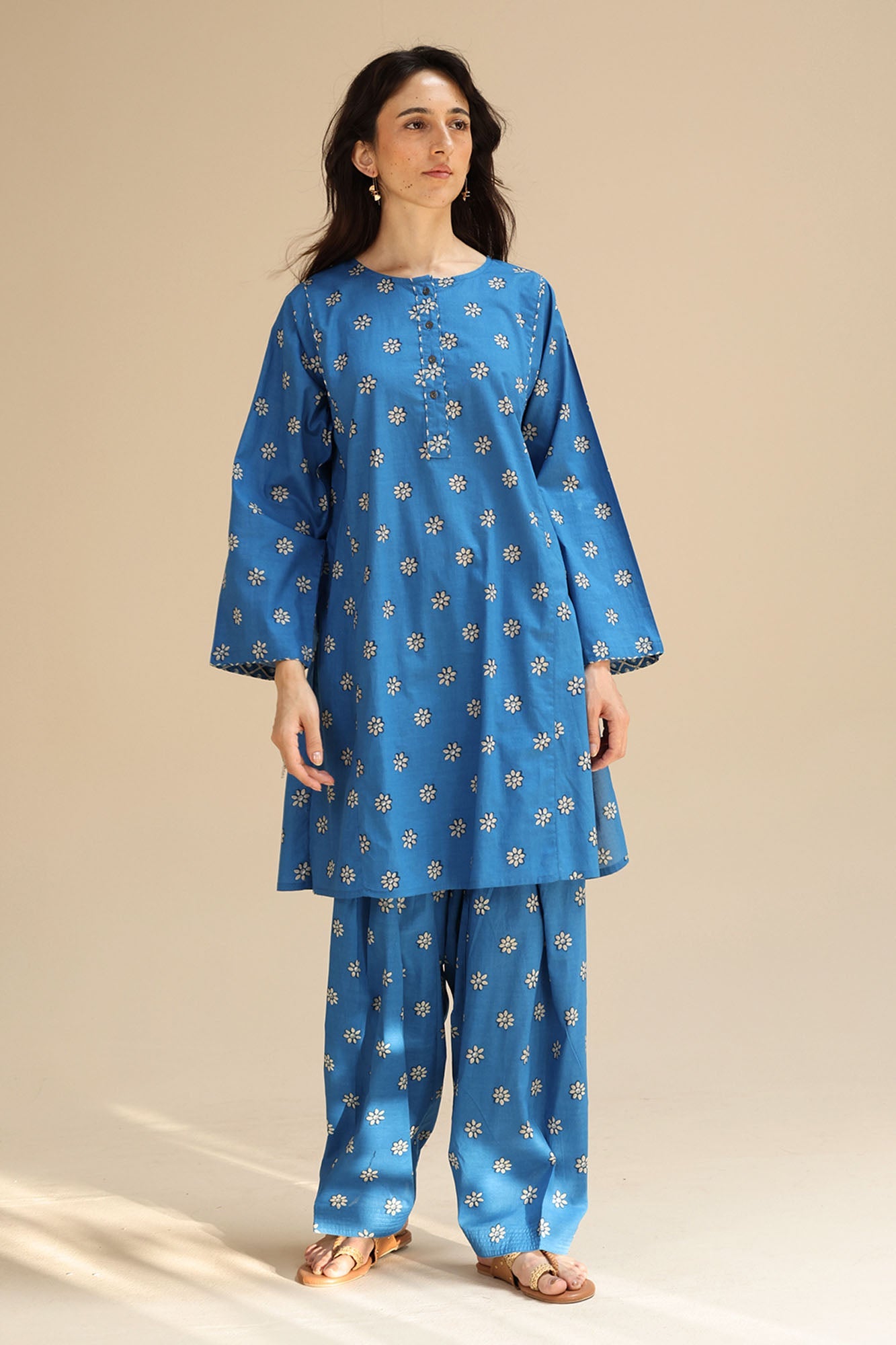 Printed Naqshi Duo-Set