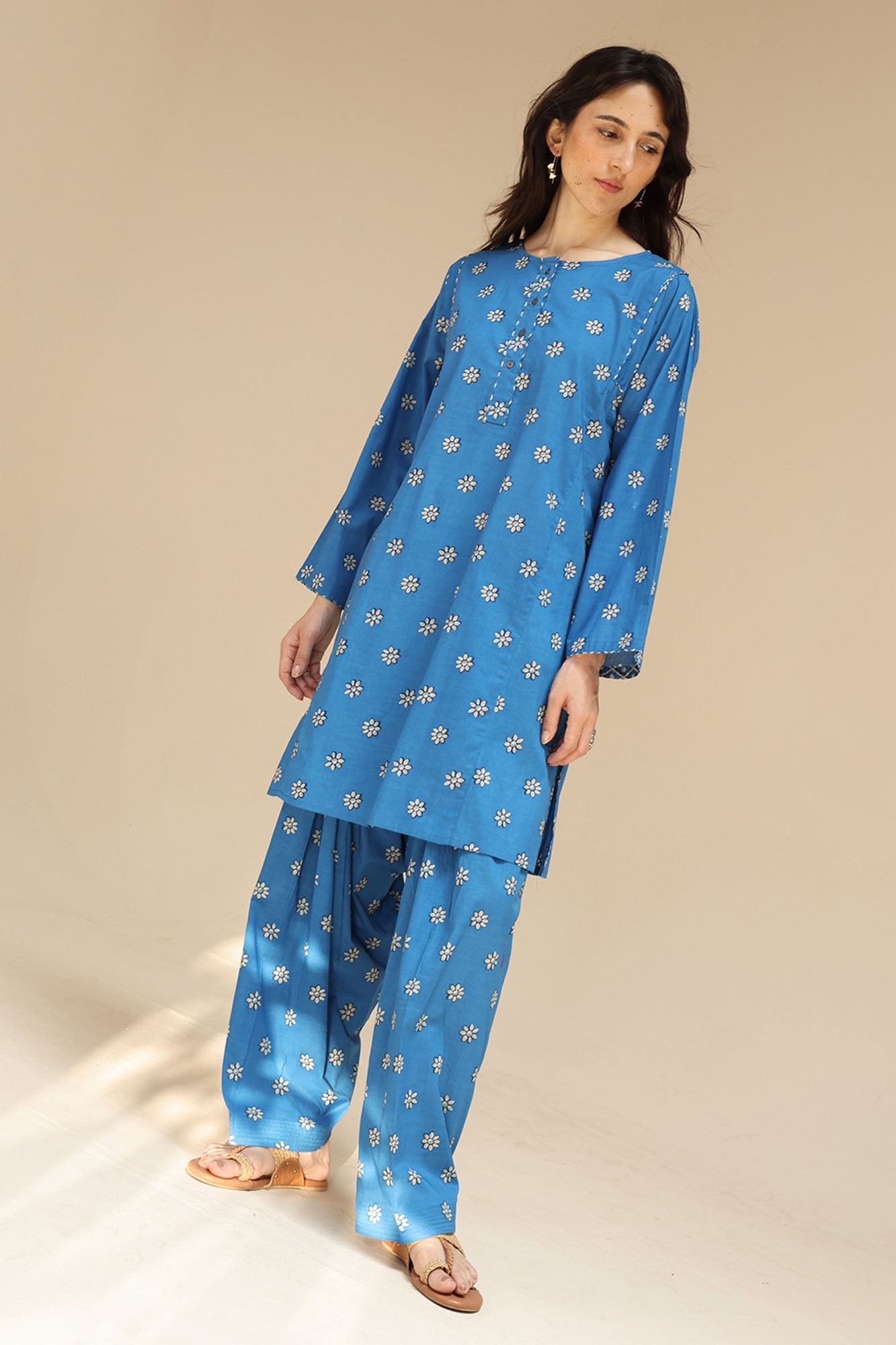 Printed Naqshi Duo-Set