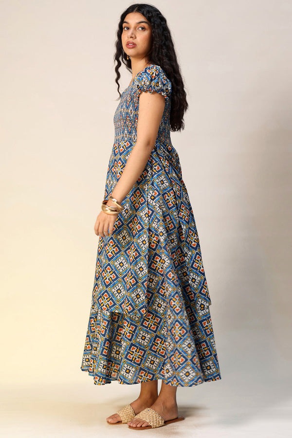 Patola Tales Smocked Dress