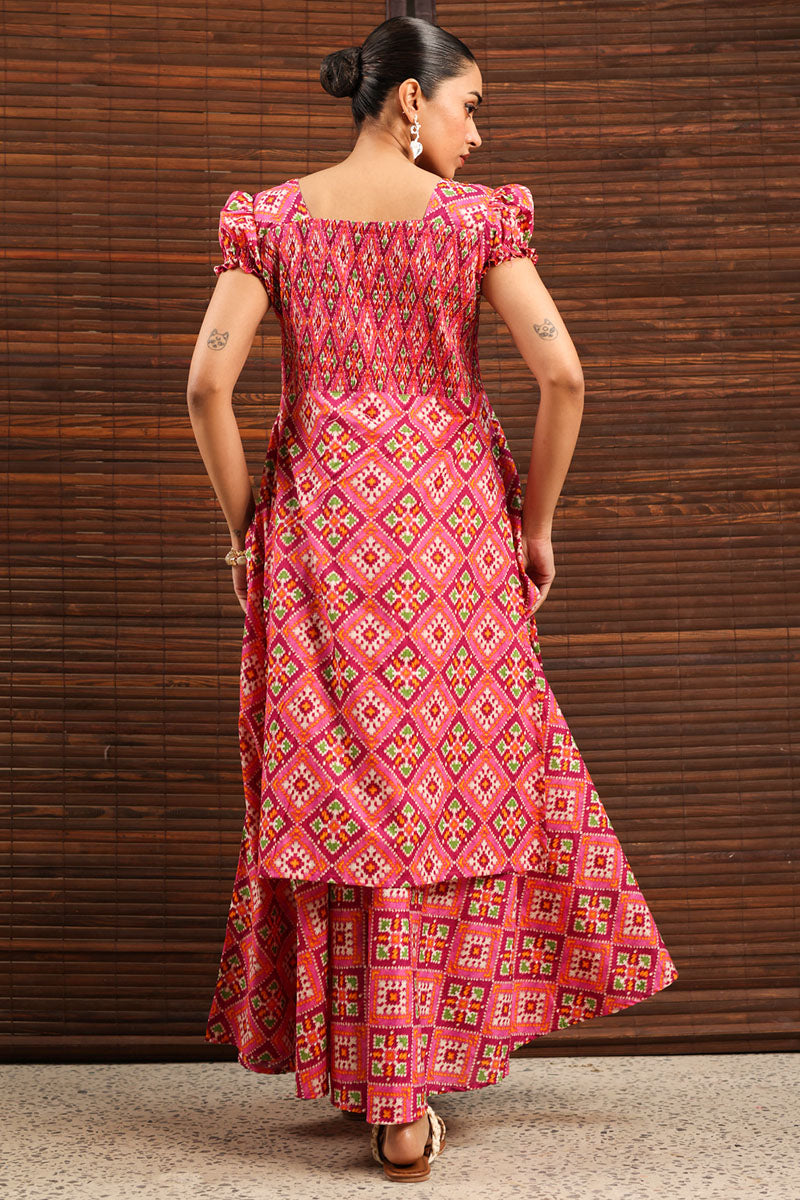 Patola Tales Smocked Dress