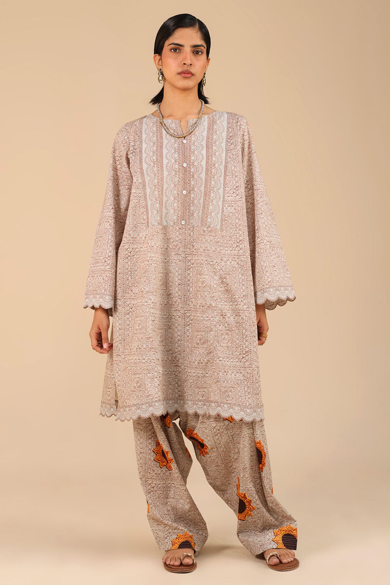 Printed Sun Woven Duo-Set