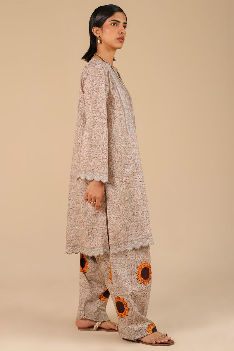 Printed Sun Woven Duo-Set