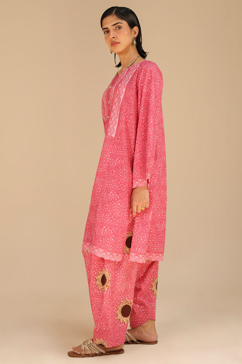 Printed Sun Woven Duo-Set