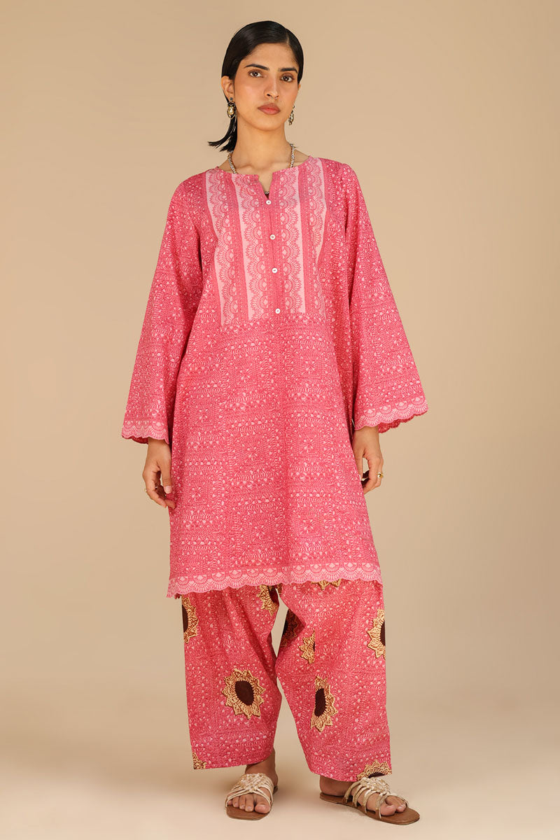 Printed Sun Woven Duo-Set