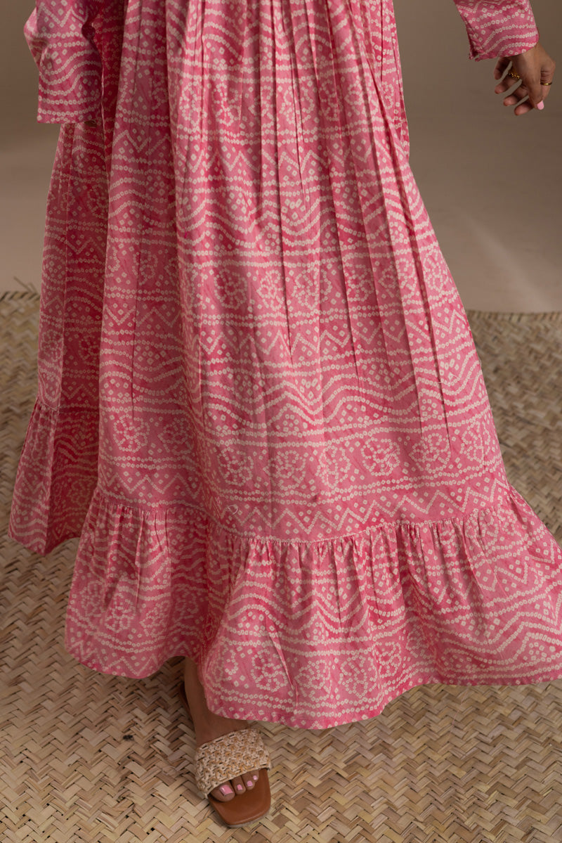 Chunari Charm Tiered Dress