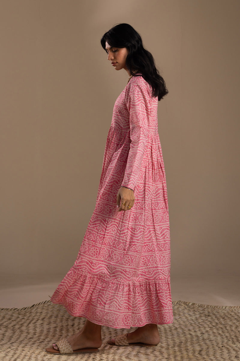 Chunari Charm Tiered Dress