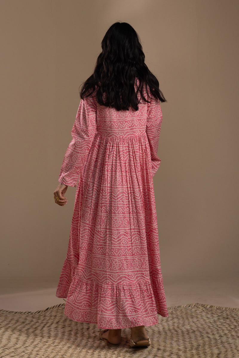 Chunari Charm Tiered Dress
