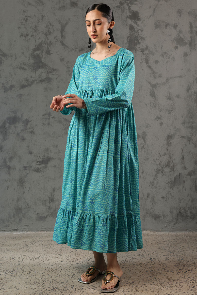 Chunari Charm Tiered Dress