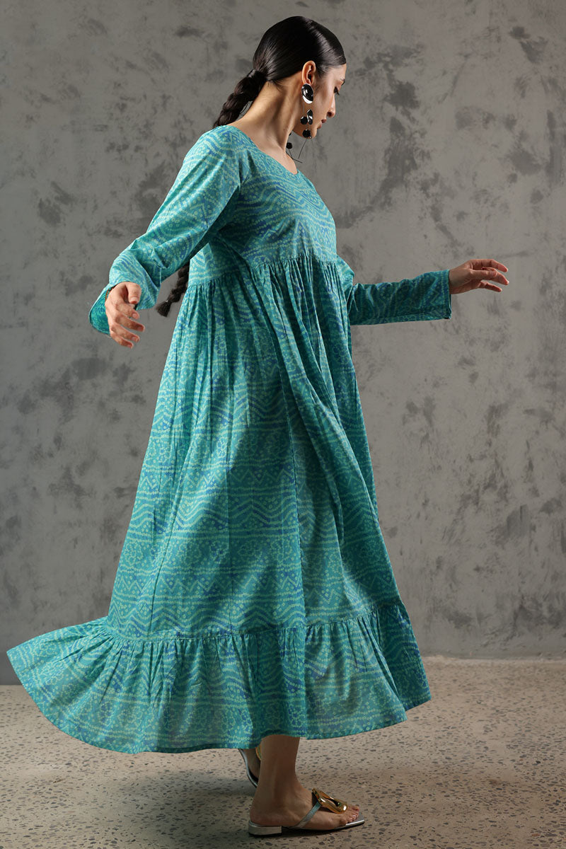 Chunari Charm Tiered Dress