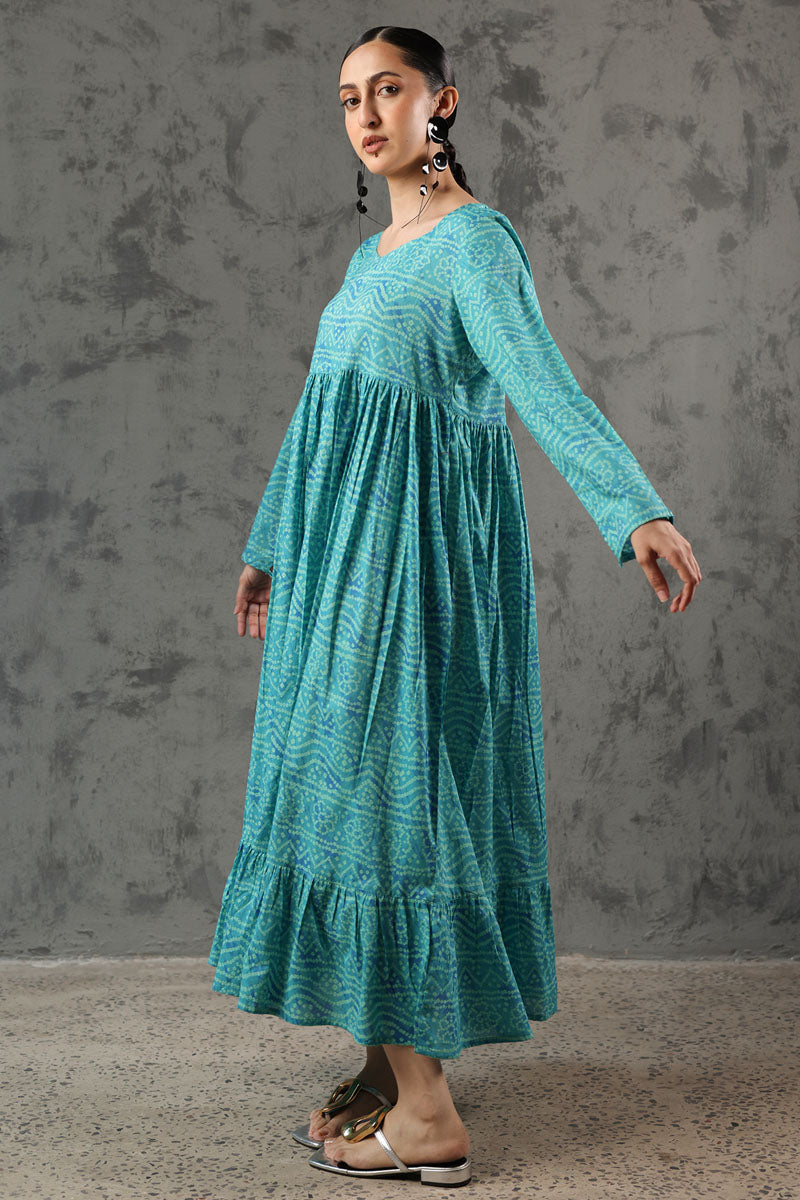 Chunari Charm Tiered Dress