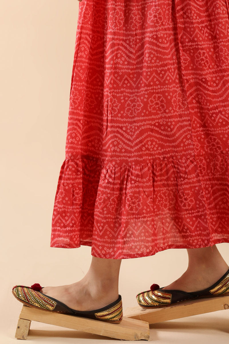 Chunari Charm Tiered Dress