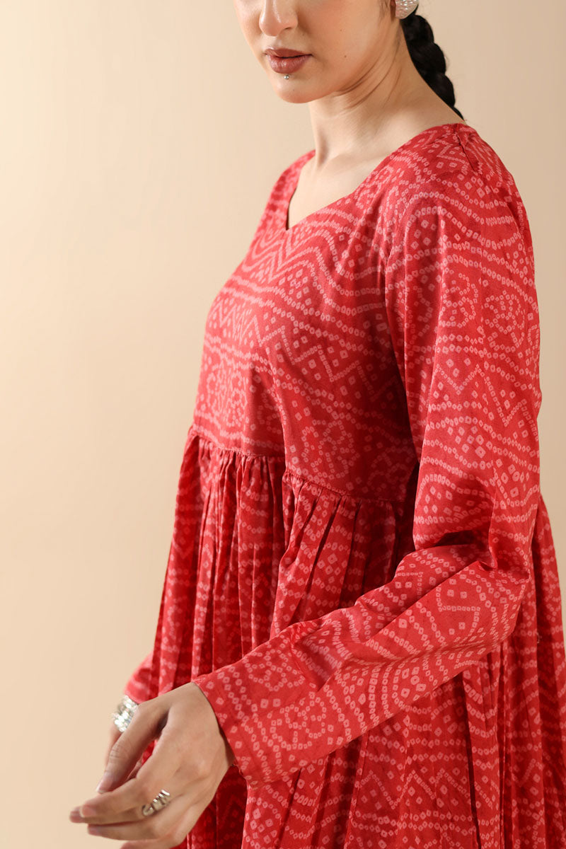 Chunari Charm Tiered Dress