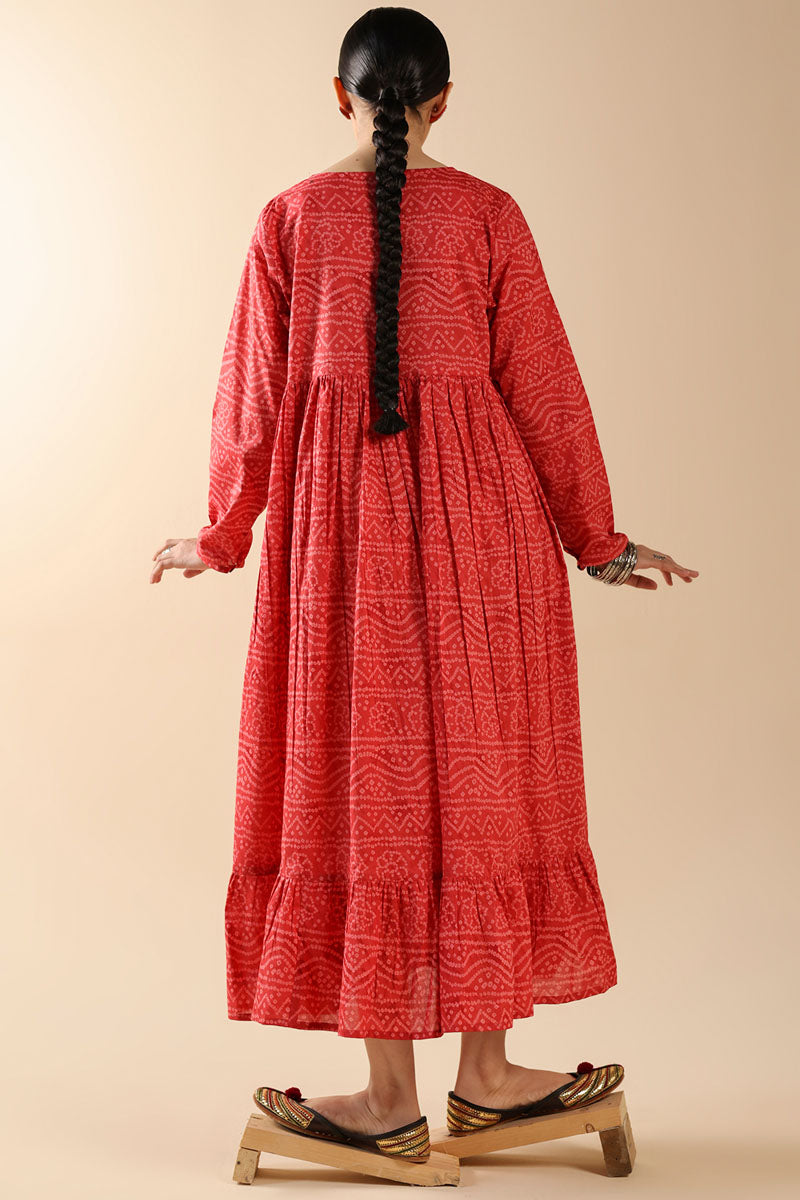 Chunari Charm Tiered Dress