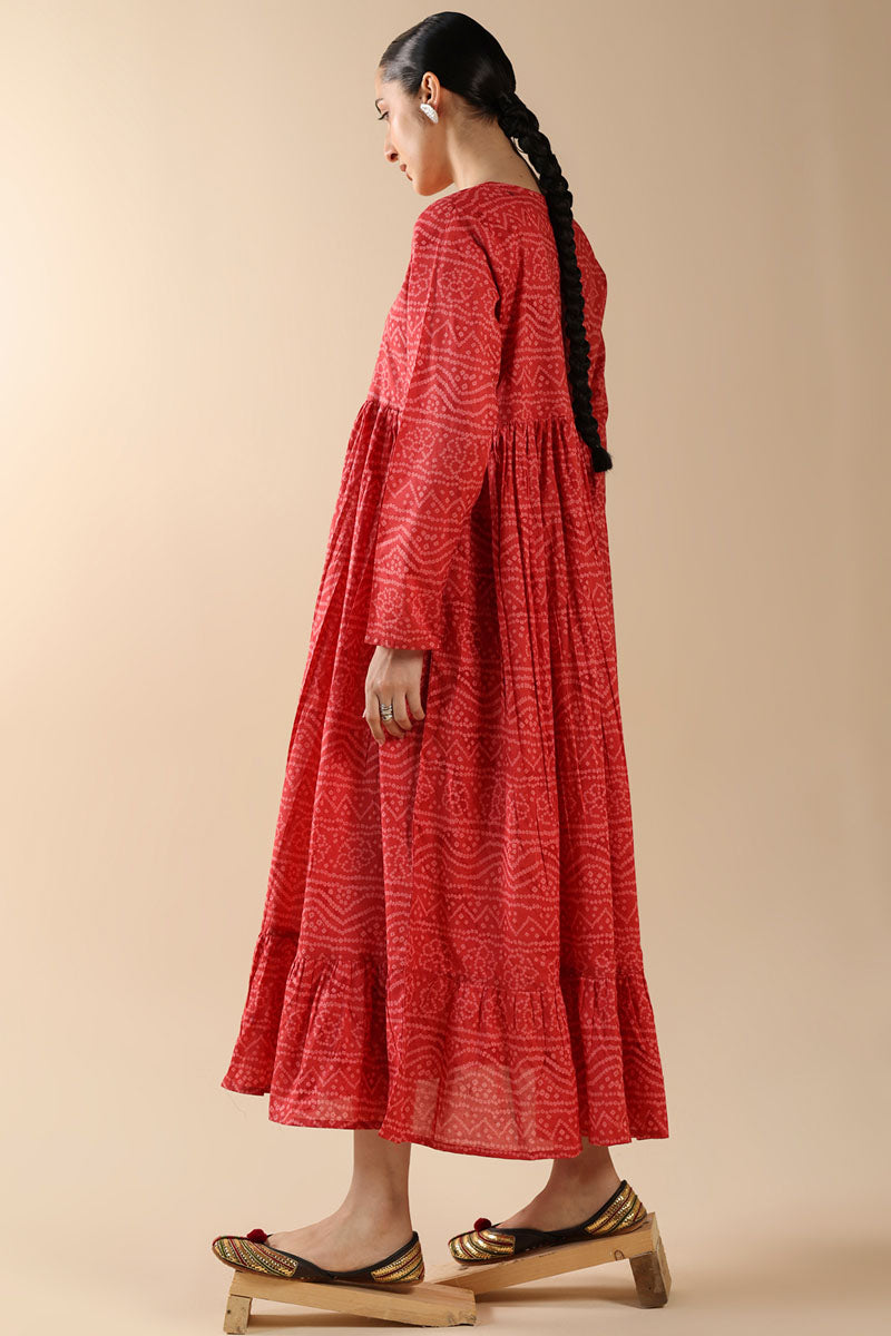 Chunari Charm Tiered Dress
