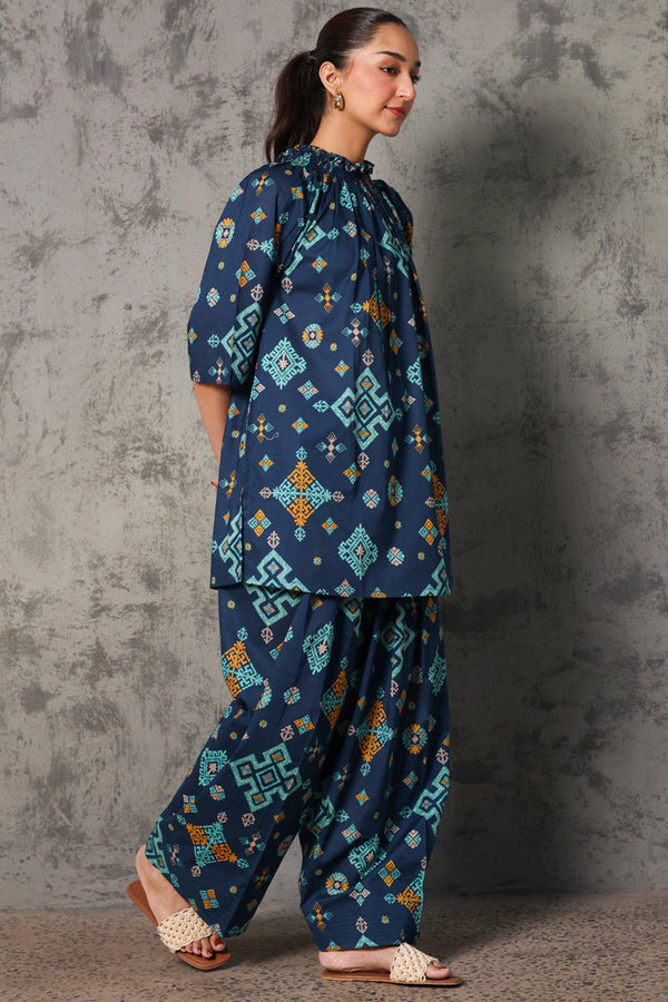 Dusky Mosaic Printed Set