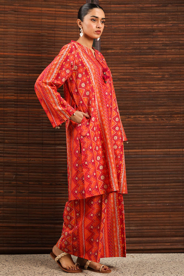 Phulkari Printed Set