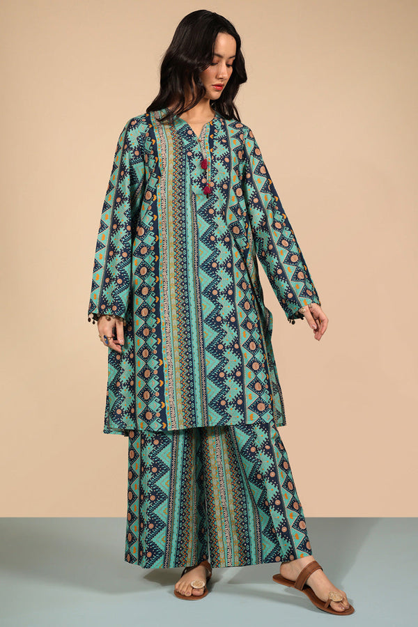 Phulkari Printed Set