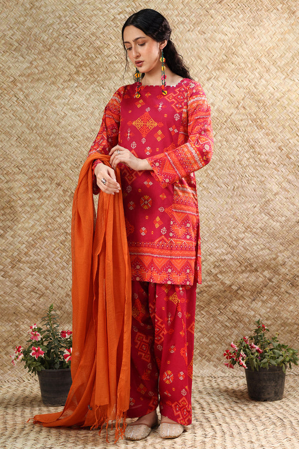Phulkari Printed Set