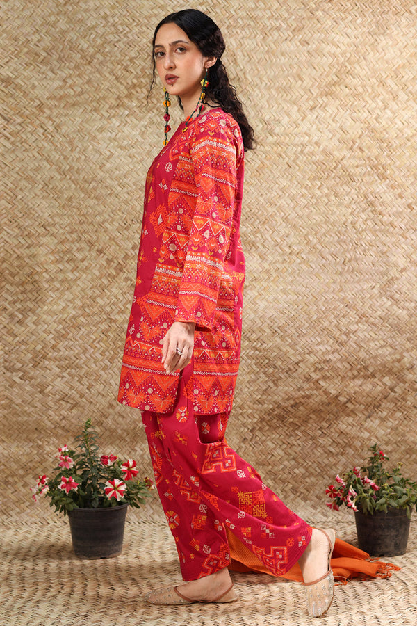 Phulkari Printed Set