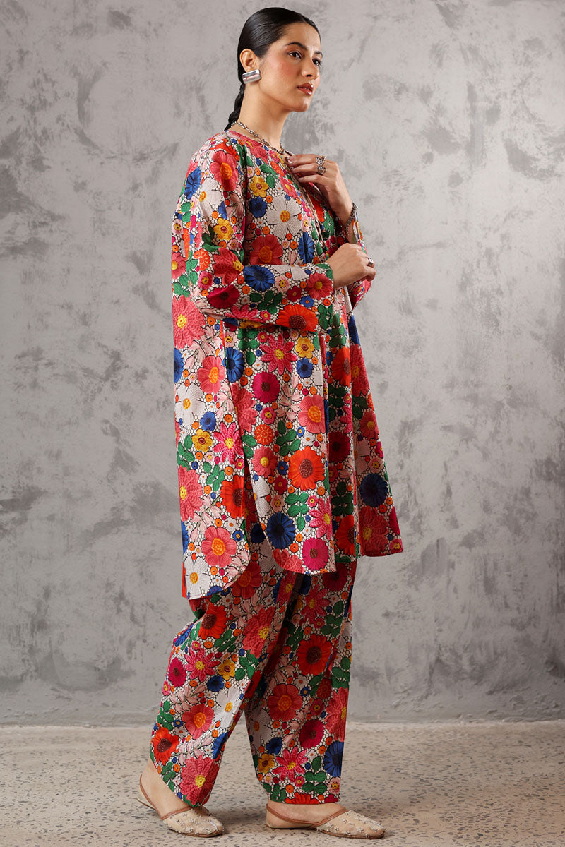 Bloom Garden Printed Co-Ord Set