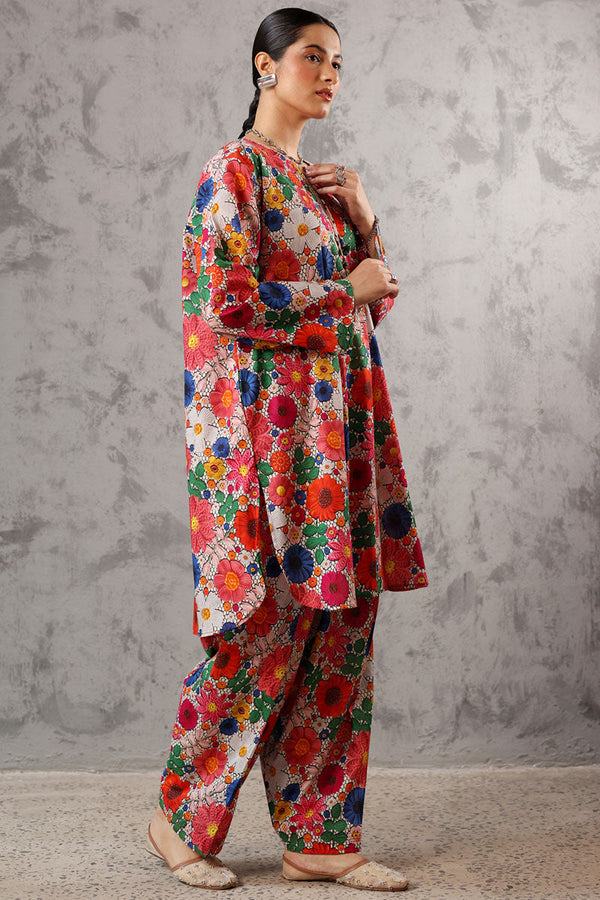 Bloom Garden Printed Co-Ord Set