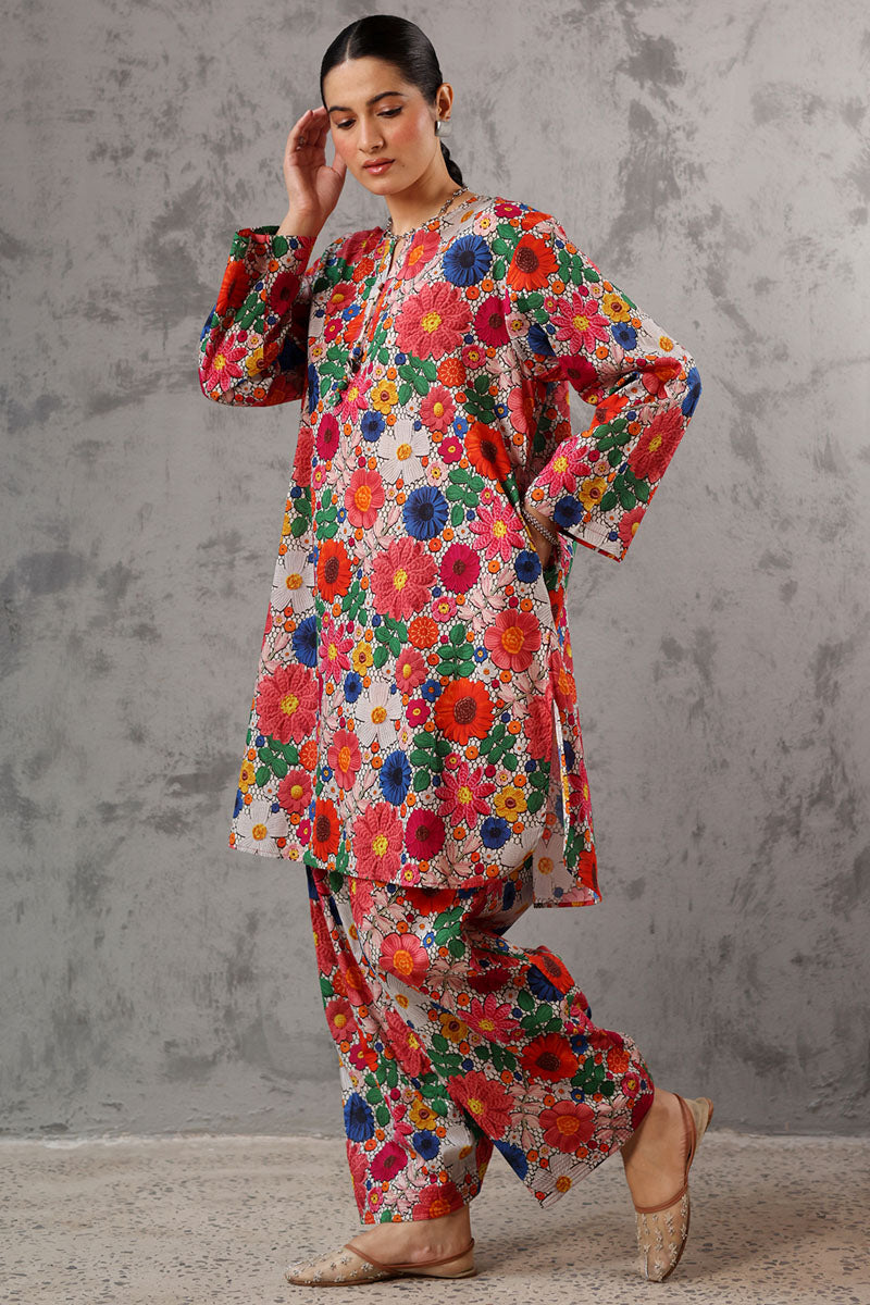 Bloom Garden Printed Co-Ord Set