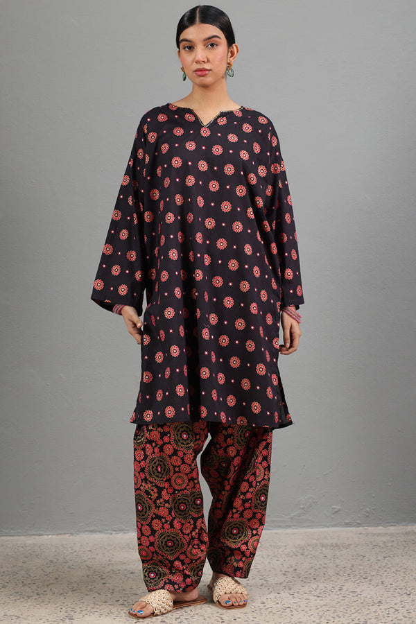 Mukaish Floral Burst Set