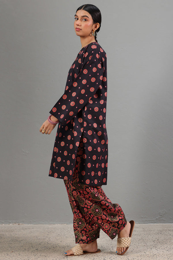 Mukaish Floral Burst Set