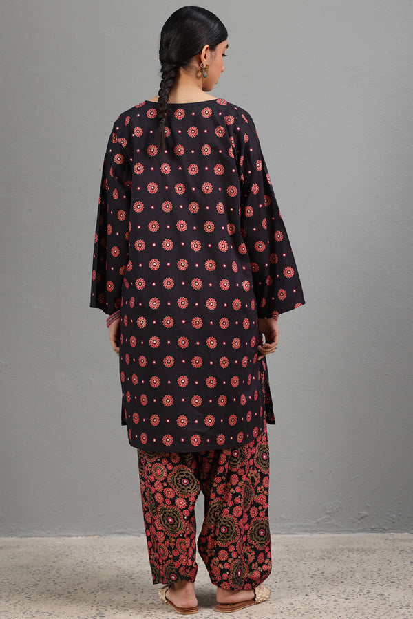 Mukaish Floral Burst Set