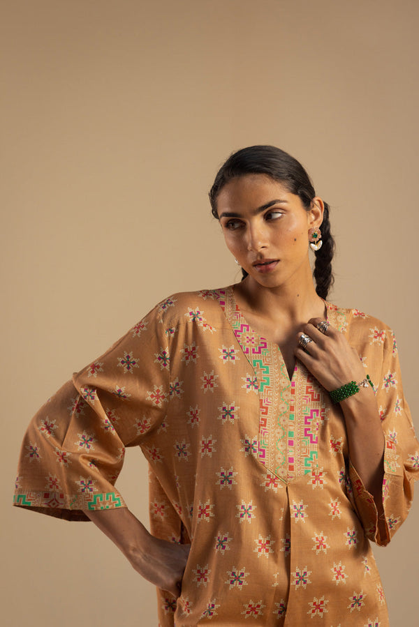 Stitch Script Printed 2-Piece Set