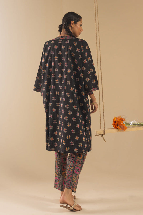 Stitch Script Printed 2-Piece Set