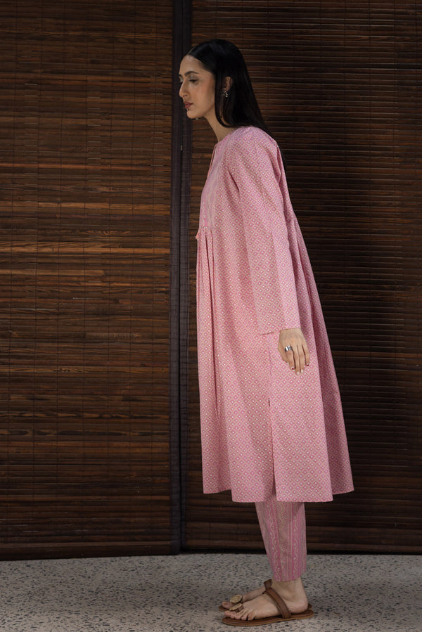 Shadow Stitch Flared Set