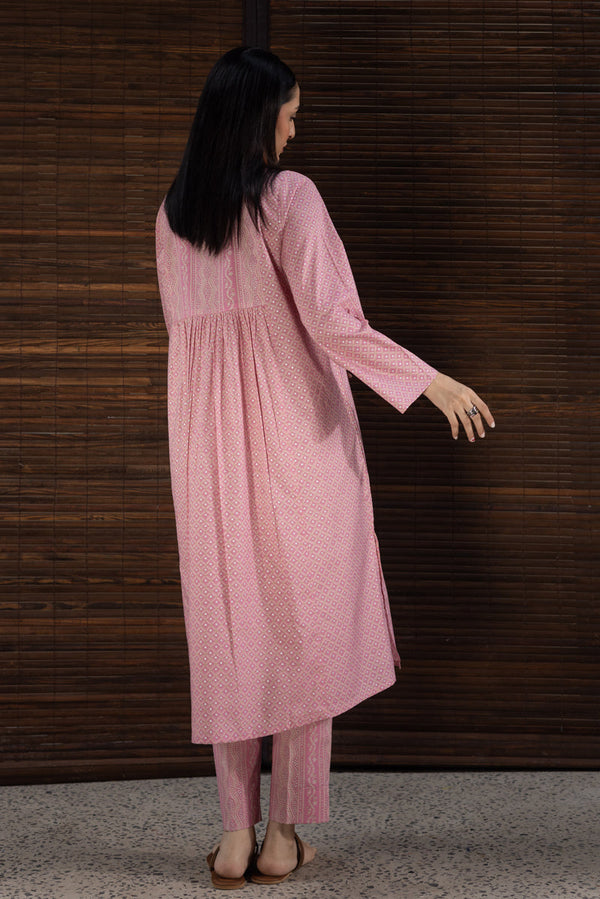 Shadow Stitch Flared Set